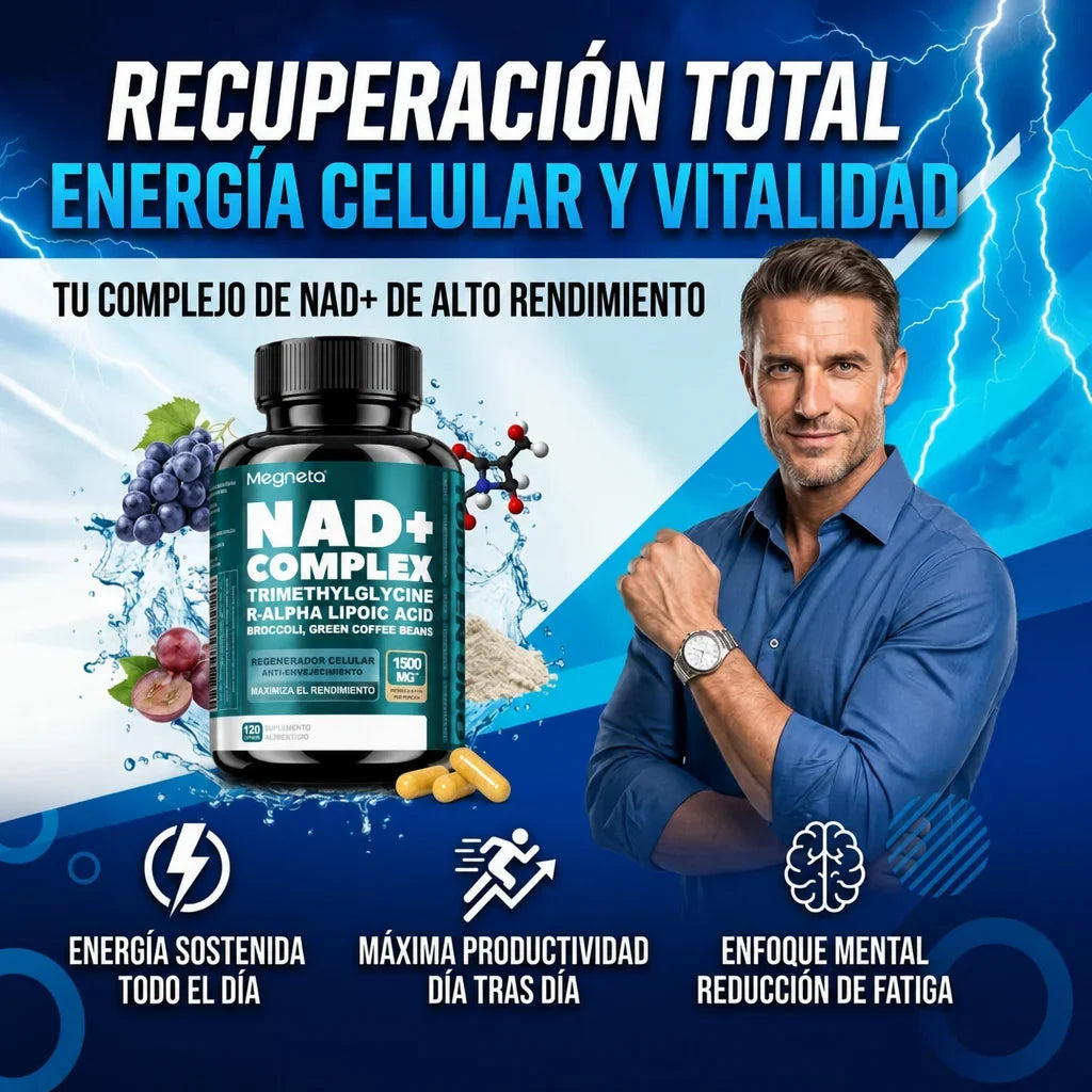 Compra 1 y Llévate 2 | NAD+ Complex Megneta 120 cápsulas