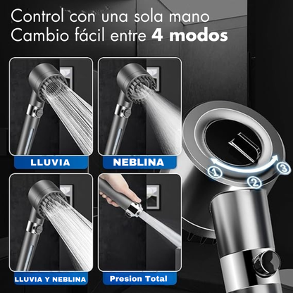 Regadera con Filtro HidroPura™ [AGUA PURA + ALTA PRESIÓN] –