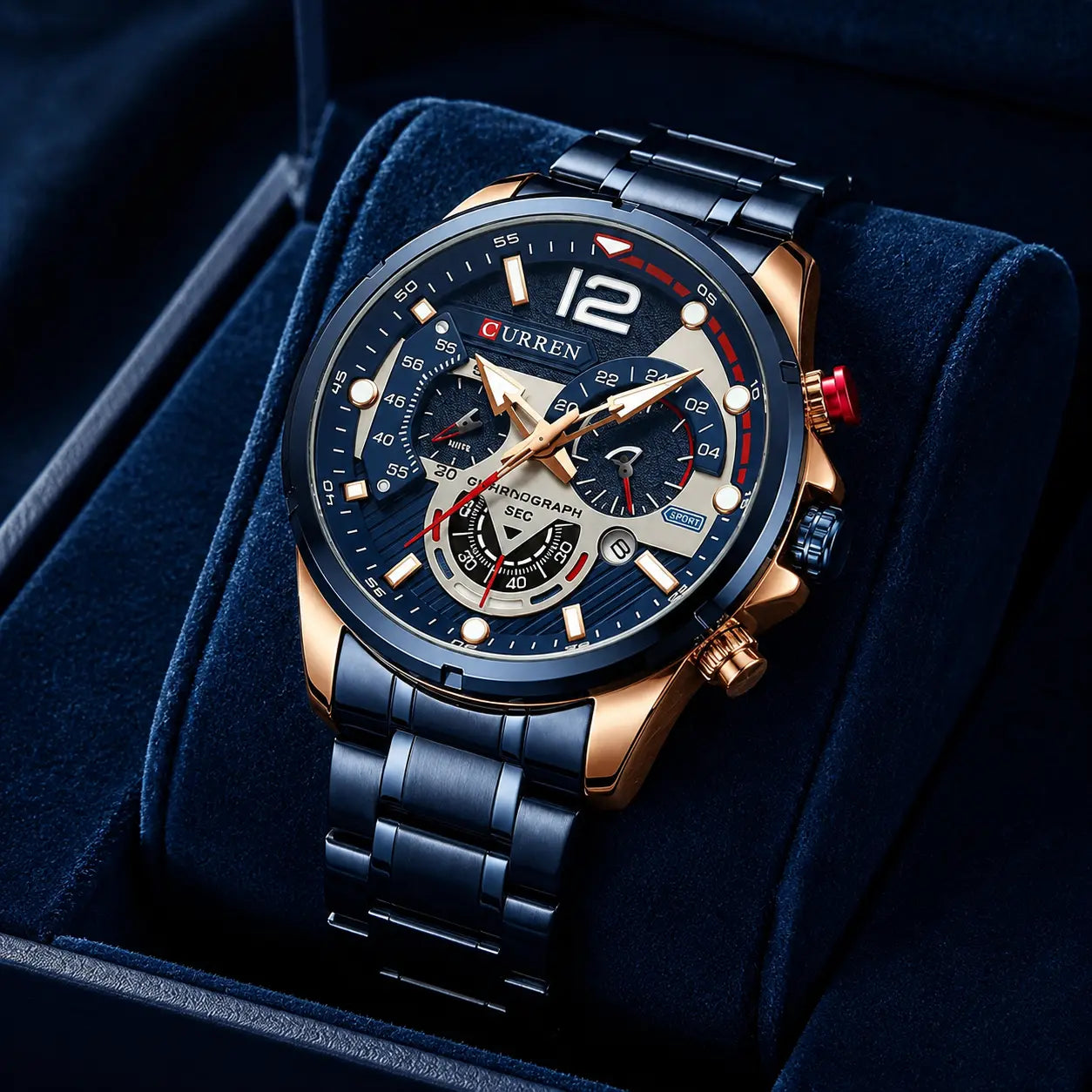 Reloj Impermeable Para Hombre Zafiro™