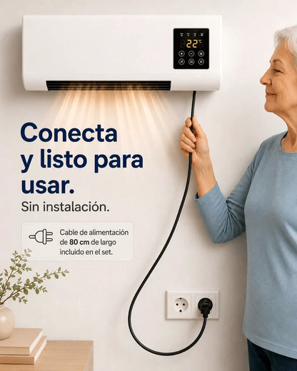 Se conecta a la corriente y queda listo para usar
