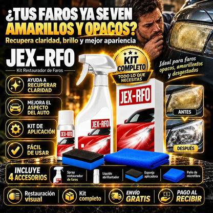 Compra 1 y Llévate 2 | Kit Restaurador de Faros Automotriz