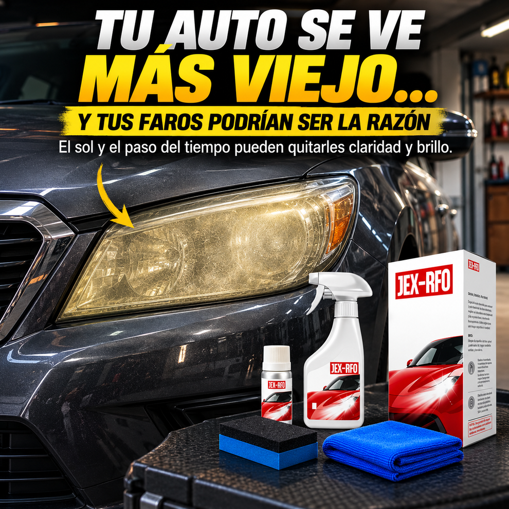 Compra 1 y Llévate 2 - Kit Restaurador de Faros Automotriz