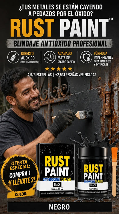 Compra 1 y Llévate 2 - Pintura Antióxido Rust Paint 100 g
