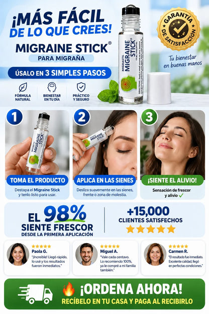 Compra 1 y Llévate 2 | Migraine Stick