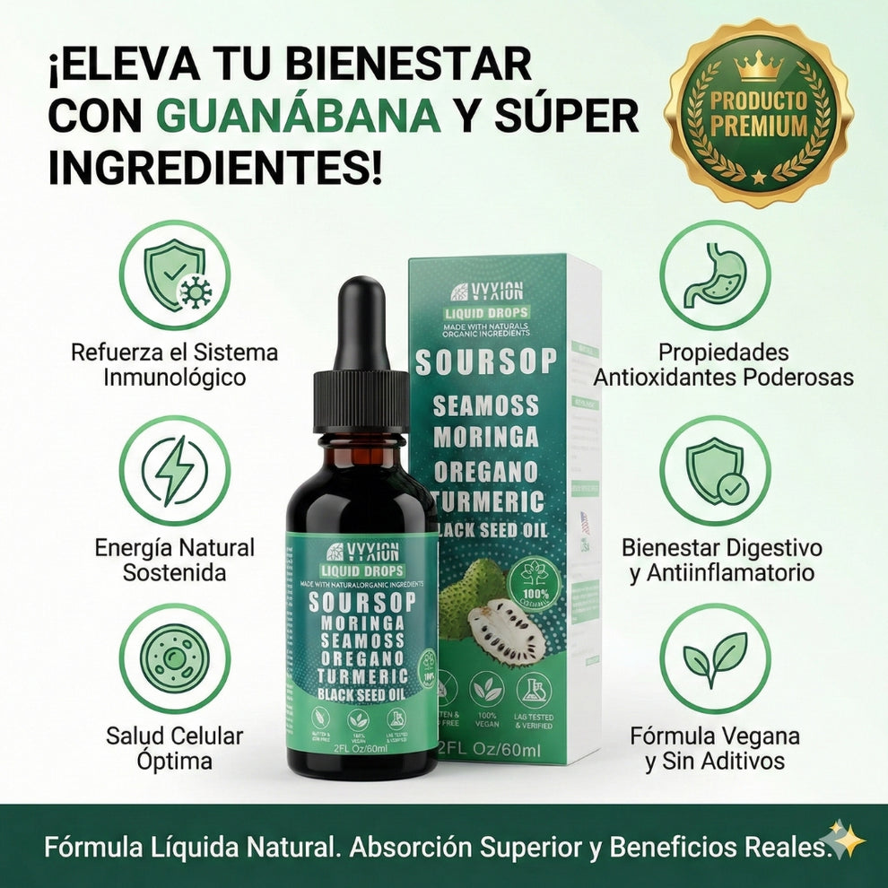 Compra 1 y Llévate 2 - Gotas de Guanábana con Orégano