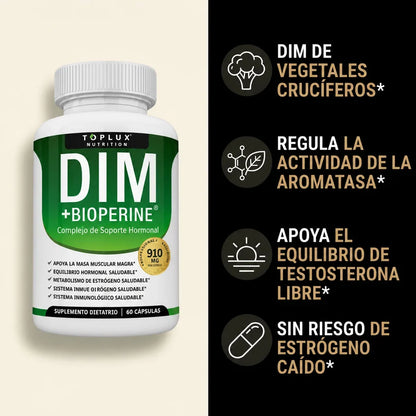 Compra 1 y Llévate 2 | DIM + Bioperine Toplux 60 cápsulas