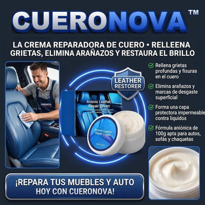 CueroNova™ Crema Reparadora de Cuero