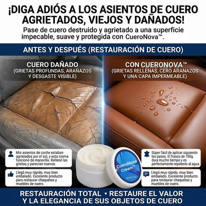 CueroNova™ Crema Reparadora de Cuero
