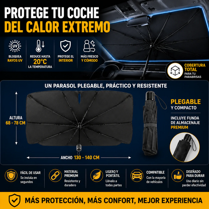 SombraDrive™ – Parasol Plegable para Coche