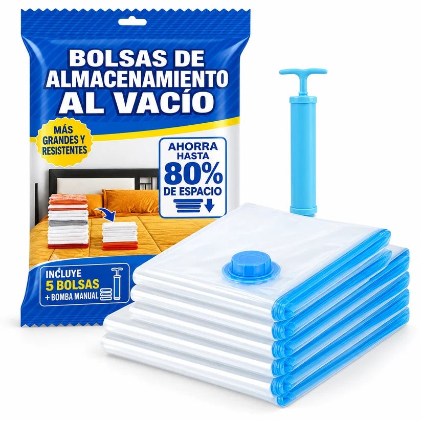 VacuMax™ Bolsas al Vacío con Bomba