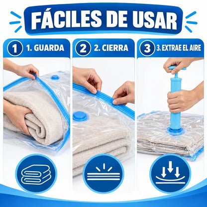 VacuMax™ Bolsas al Vacío con Bomba